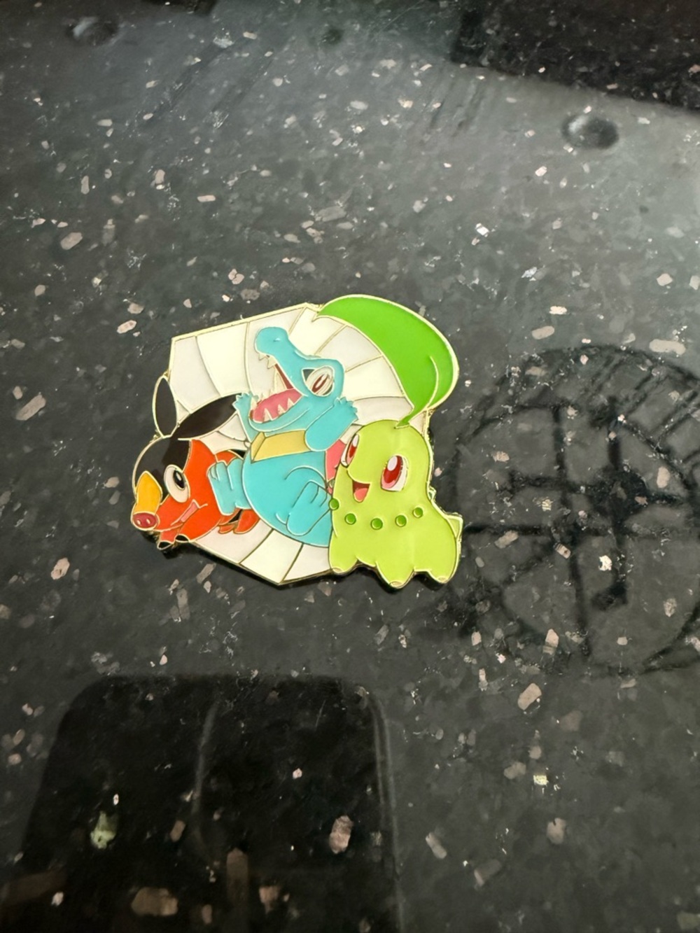 Pokemon Ascended Heroes Pin - Chikorita Totodile Tepig
